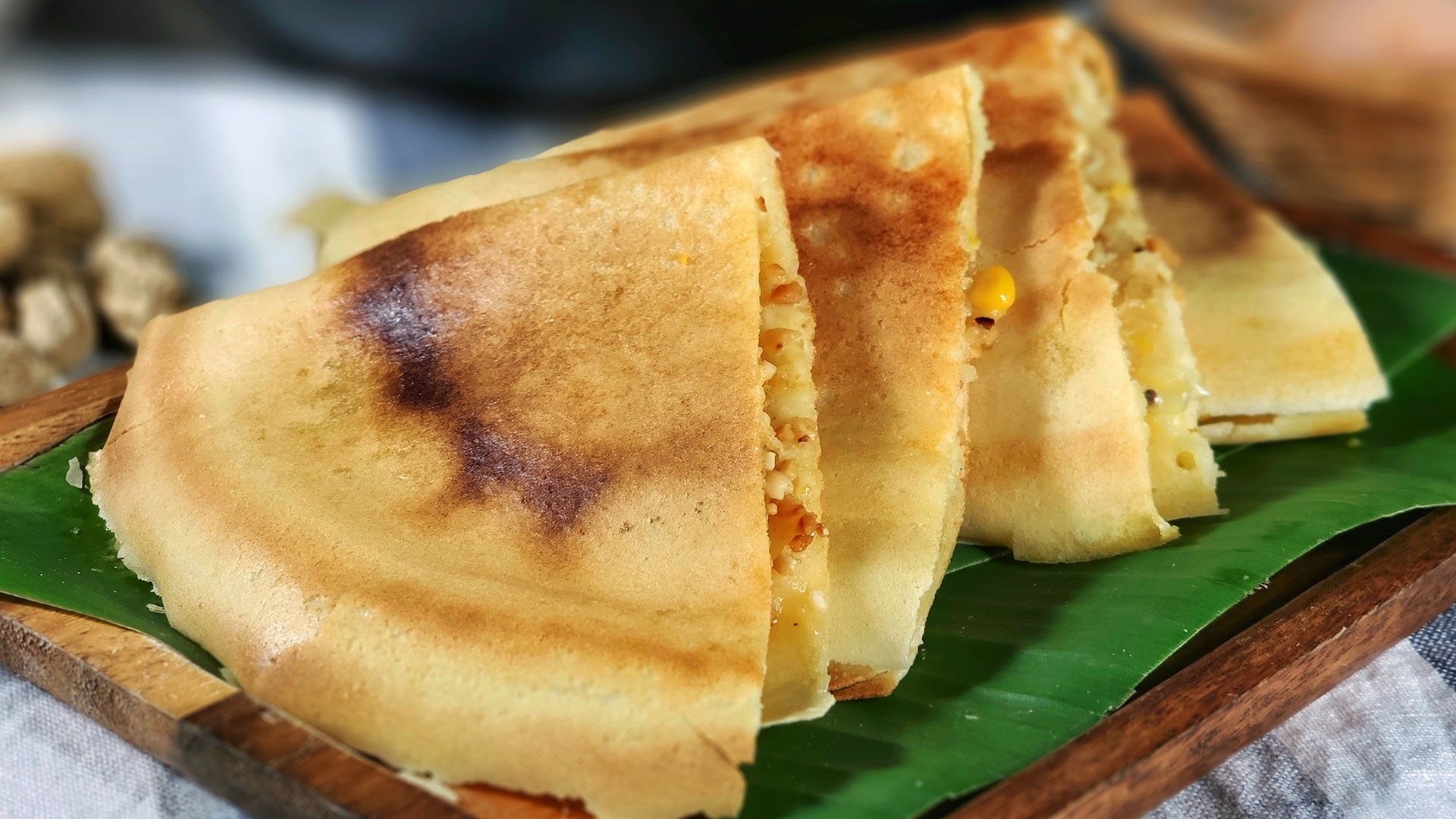 Peanut Pancake (Apam Balik) - My Lovely Recipes