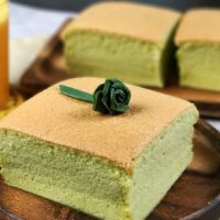 Pandan Castella Cake - My Lovely Recipes