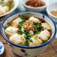Shrimp Balls Seaweed Tofu Soup