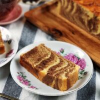 Zebra Butter Cake