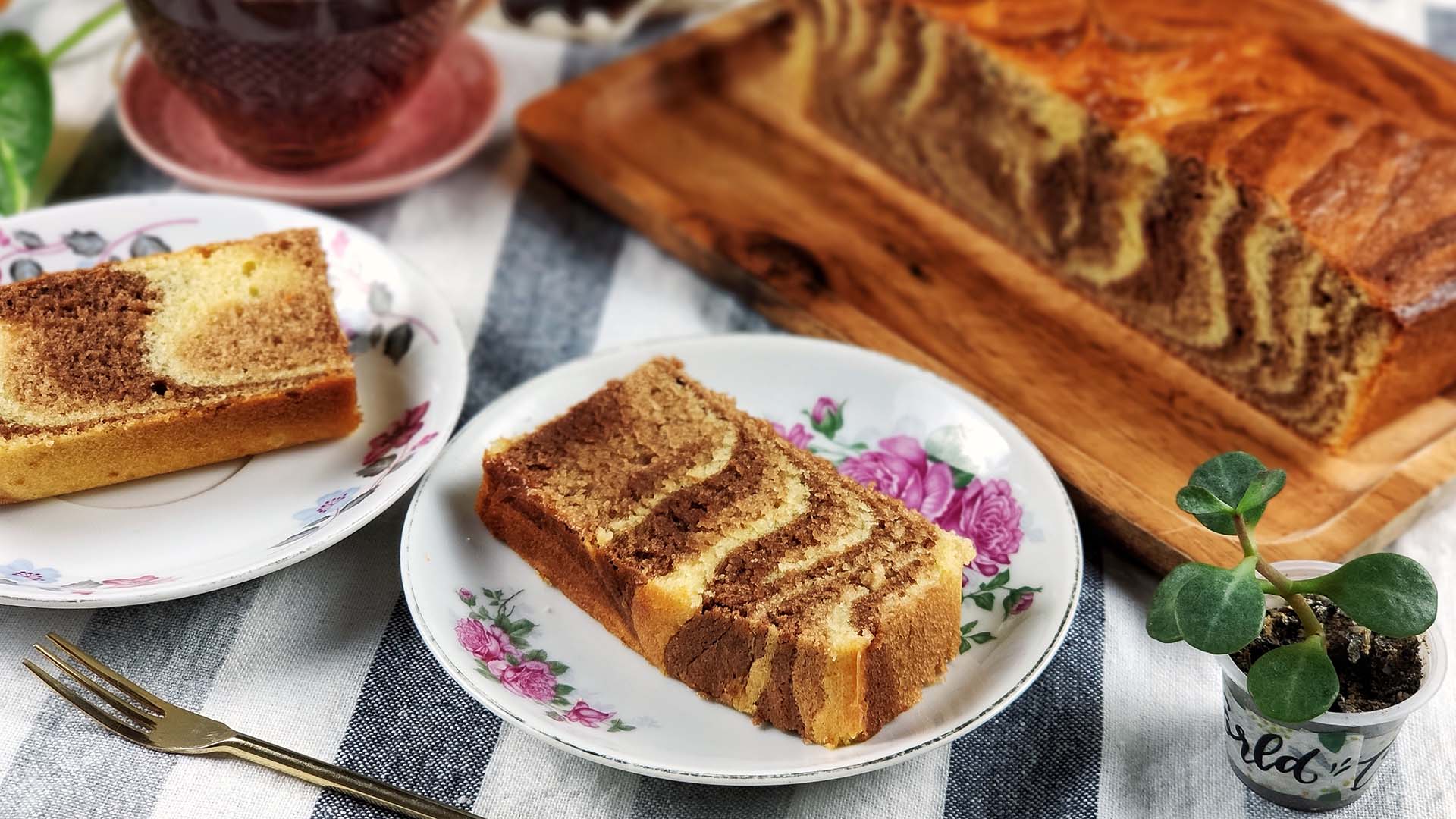 Moist and Soft Zebra Butter Cake My Lovely Recipes