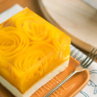 Mango Roses Jelly Cake 芒果玫瑰果冻蛋糕