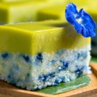 班兰糯米糕 Kuih Seri Muka