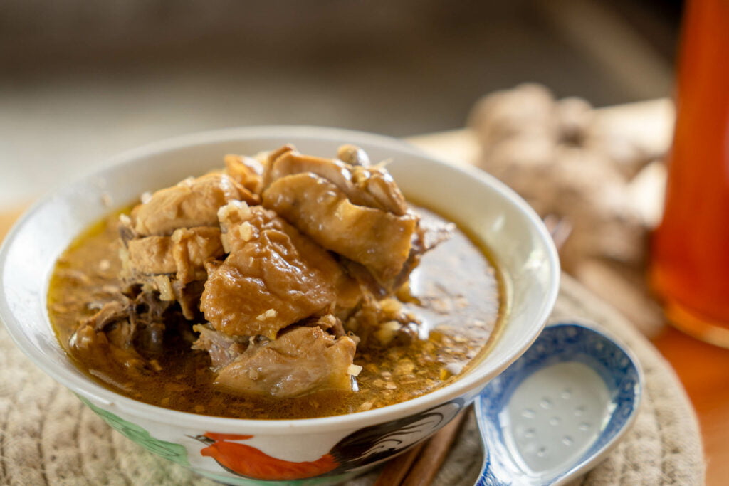 Yellow Wine Chicken, The Hakka Confinement Dish - My Lovely Recipes