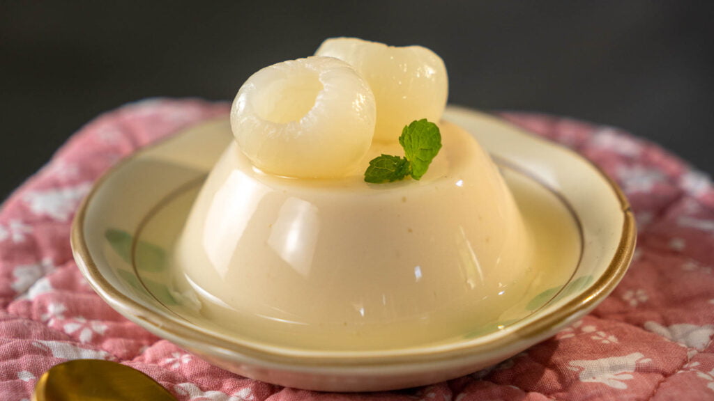 Longan Soymilk Pudding My Lovely Recipes