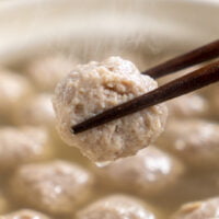 Homemade Pork Meatballs 自制猪肉丸