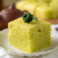 Steamed Pandan Malay Cake 香兰马来糕