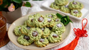 香兰椰糖黄油饼 Ondeh Ondeh Butter Cookies