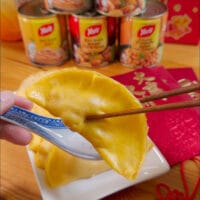 Golden Egg Dumplings 黄金蛋饺