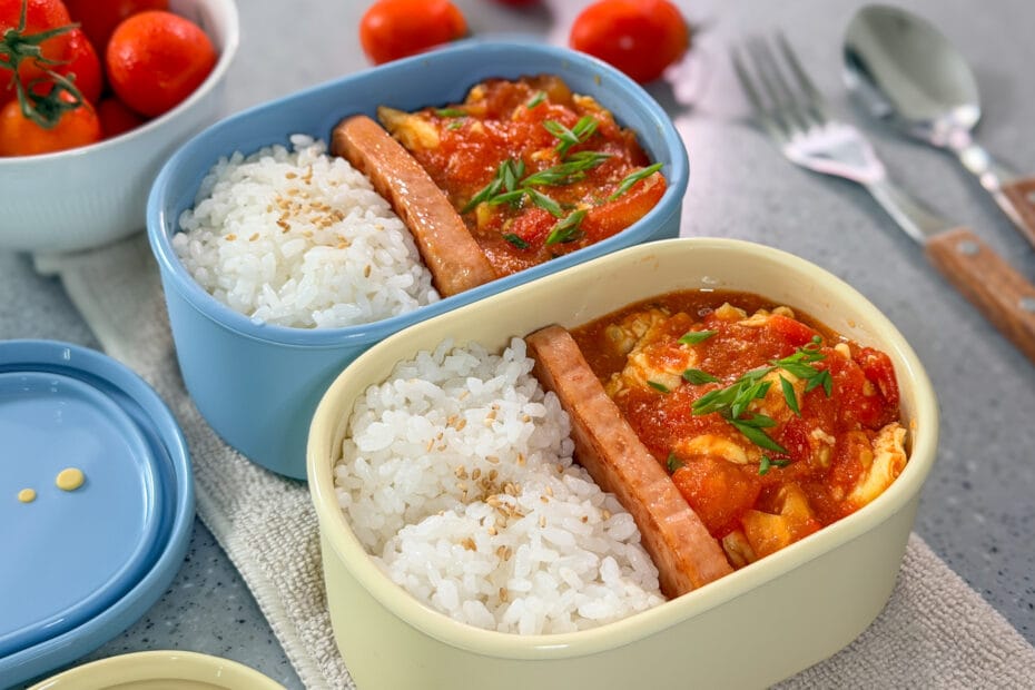 Tomato-Egg-Stir-Fry Bento 番茄炒蛋便当