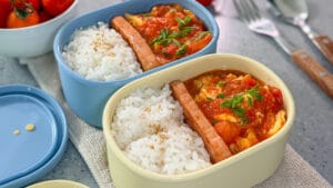 Tomato-Egg-Stir-Fry Bento 番茄炒蛋便当